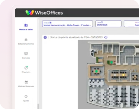 Painel WiseBooking