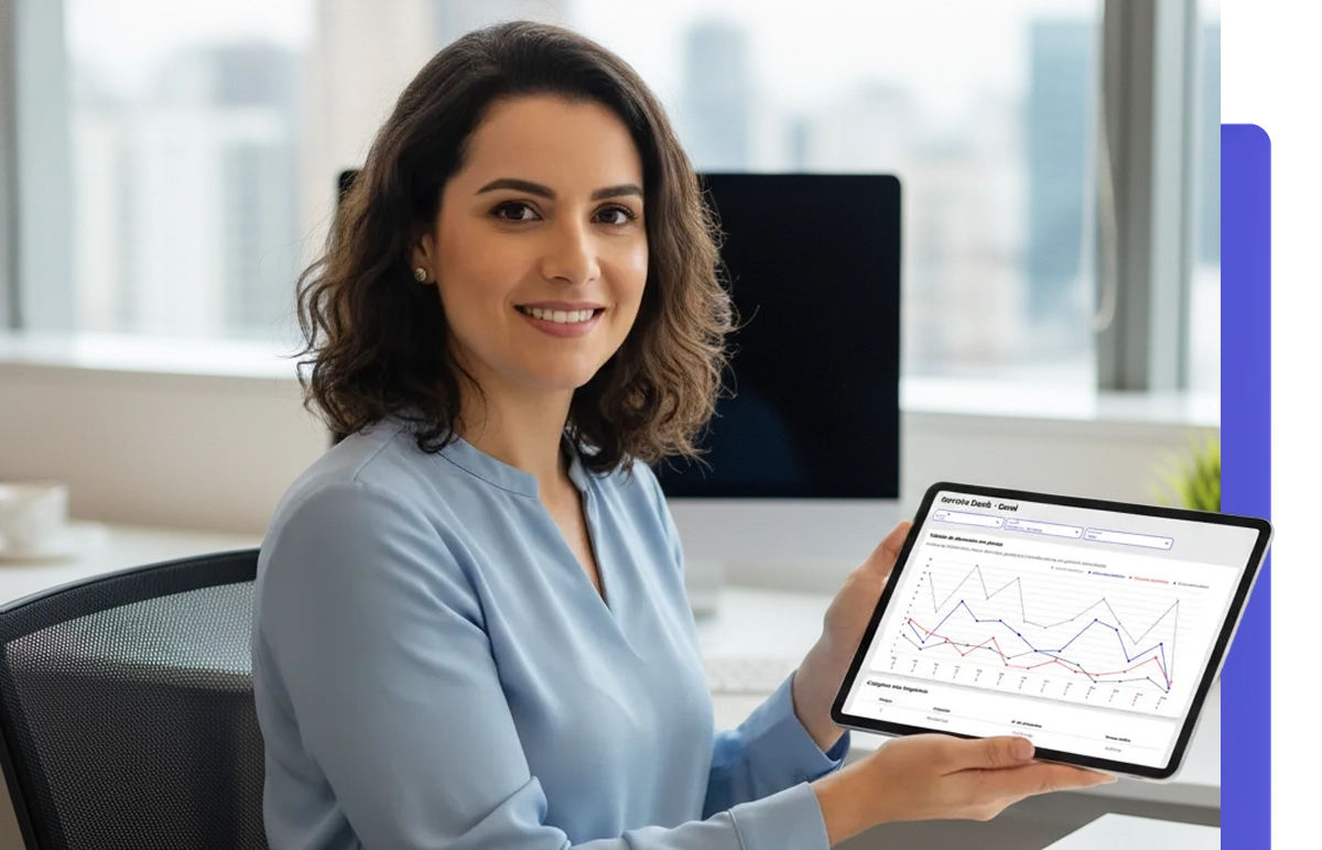 Profissional usando WiseOffices